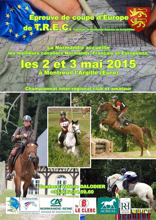 Французский этап кубка Европы 2015 по технике конного туризма - TREC